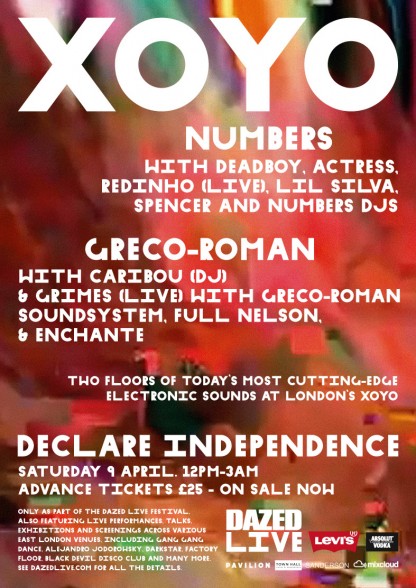 Numbers x Dazed Live w/ Deadboy, Actress, Redinho, Lil Silva, Spencer & Special Guest